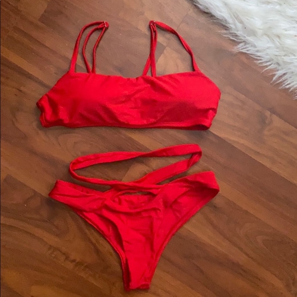 ✨ Red Shein bikini set ✨